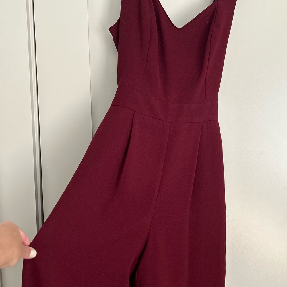 Anthropologie Essential Belted Jumpsuit